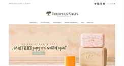 Desktop Screenshot of europeansoaps.com